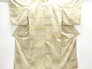 大正ロマン　横段織り出し着物